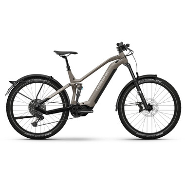 Bicicleta de senderismo eléctrica HAIBIKE ADVENTR FS 10 Beis 2023 0